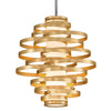 Corbett Lighting Vertigo Gold Leaf 23W X 23.75H Chandelier