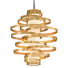 Corbett Lighting Vertigo Gold Leaf 30W X 32.75H Chandelier