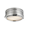 Hudson Valley Lighting Rye Polished Nickel 11W X 11L X 4.75H Flush Mount