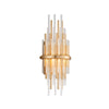 Corbett Lighting Theory Gold Leaf W Polished Stainless 7W X 7L X 17H Wall Sconce