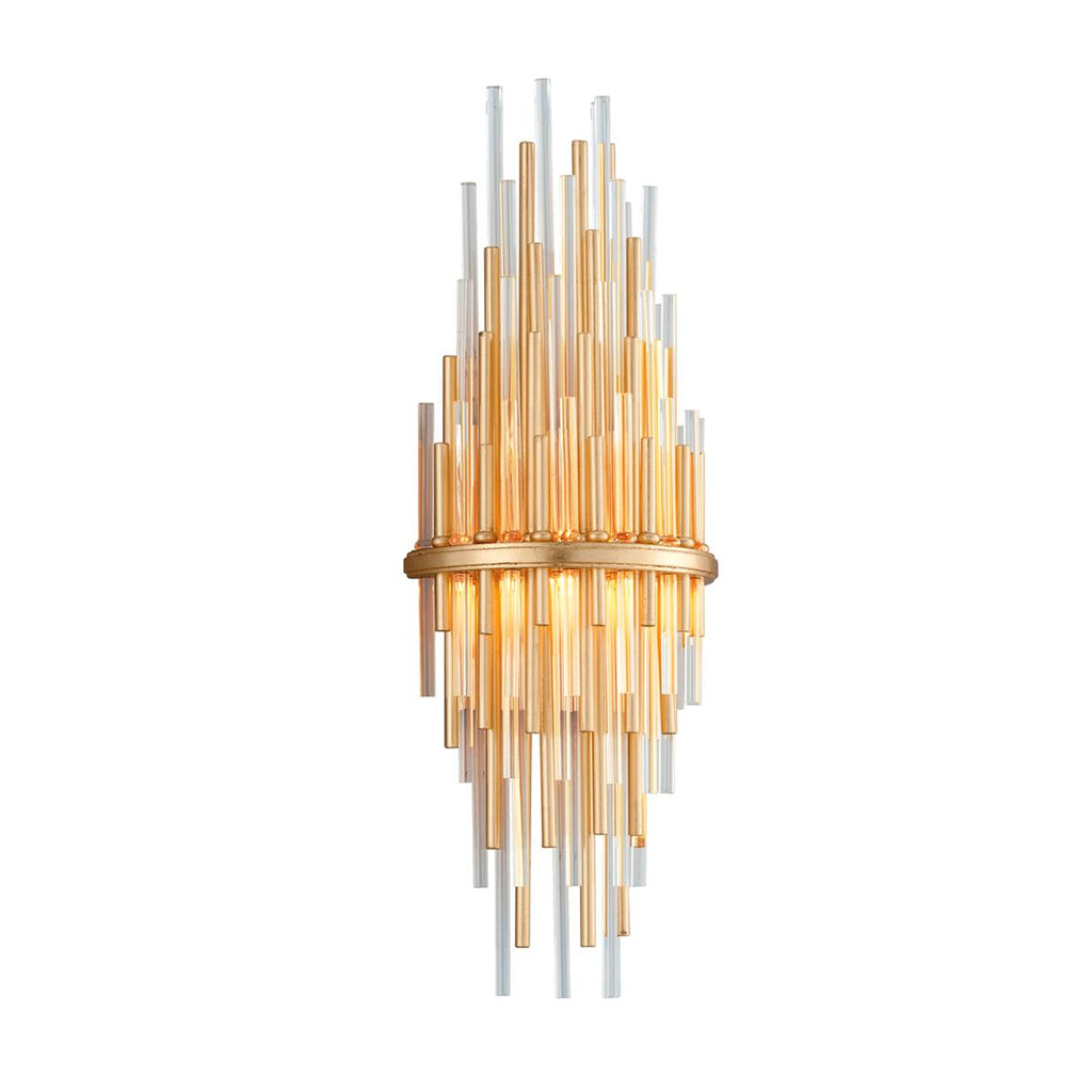 Corbett Lighting Theory Stainless Steel 8W x 8L x 22H Wall Sconce