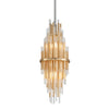 Corbett Lighting Theory Gold Leaf W Polished Stainless 5.5W X 5.5L X 22H Pendant