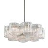 Corbett Lighting Circo Satin Silver Leaf 33W X 33L X 11H Chandelier