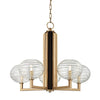 Hudson Valley Lighting Breton Aged Brass 30W X 30L X 25H Chandelier