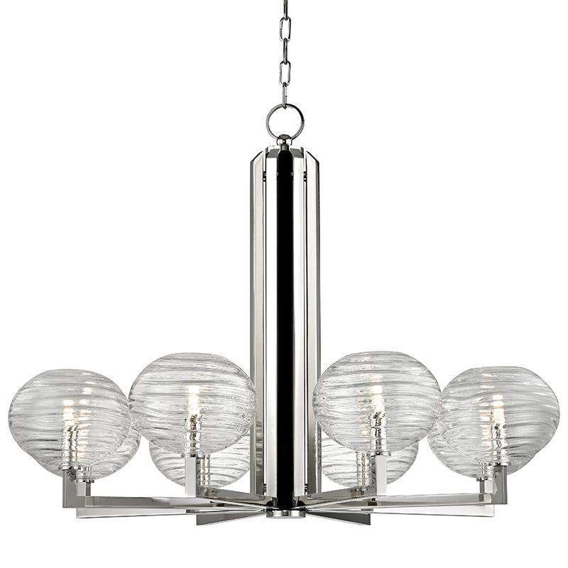 Hudson Valley Lighting Breton Polished Nickel 40W x 40L x 30H Chandelier