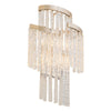 Corbett Lighting Mont Blanc Modern Silver Leaf 10.75W X 10.75L X 18.75H Wall Sconce