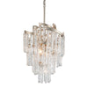 Corbett Lighting Mont Blanc Modern Silver Leaf 18.25W X 18.25L X 34H Chandelier