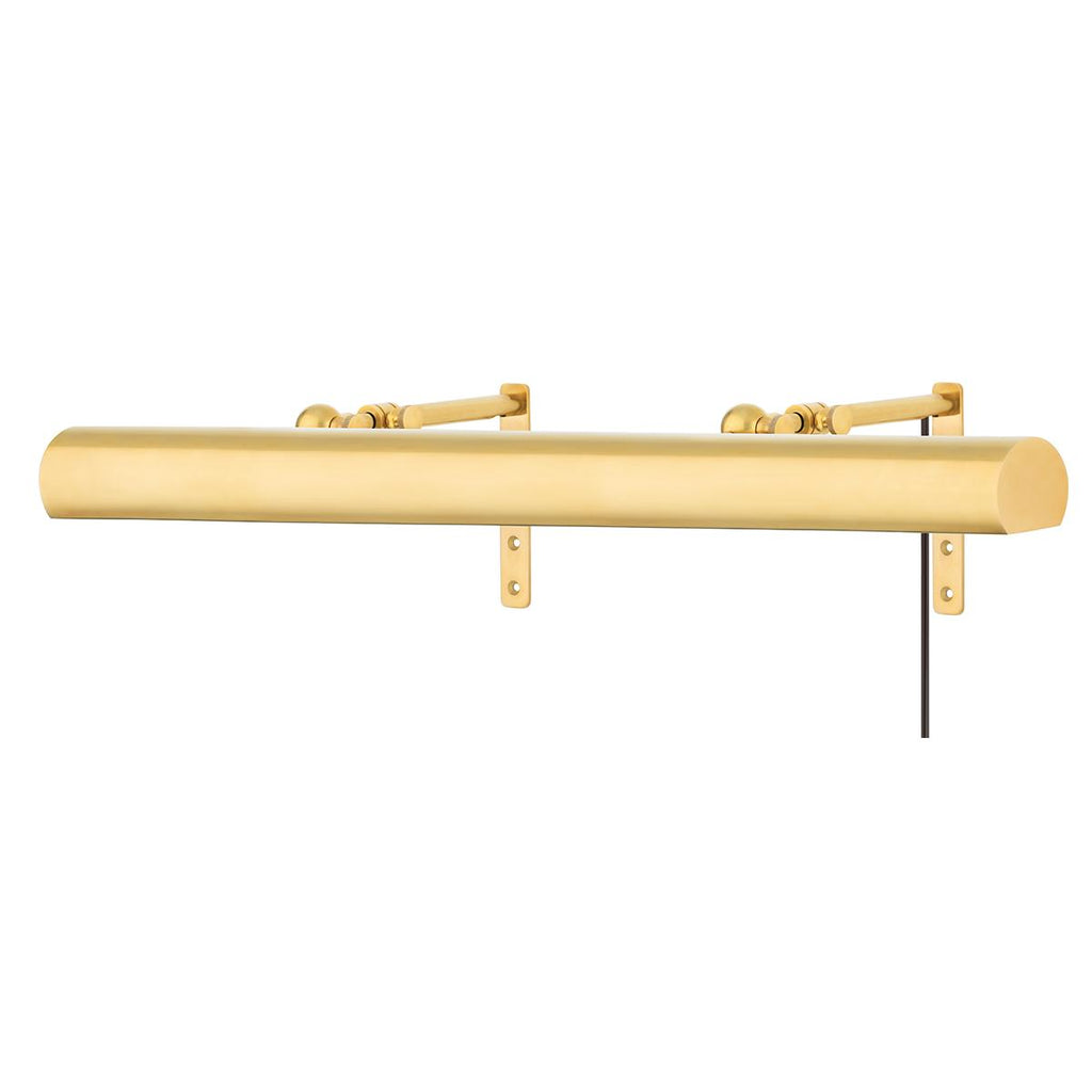 Hudson Valley Lighting Vernon Aged Brass 30W x 30L x 5H Wall Sconce