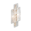 Corbett Lighting Piemonte Gold Leaf 9W X 9L X 20H Wall Sconce