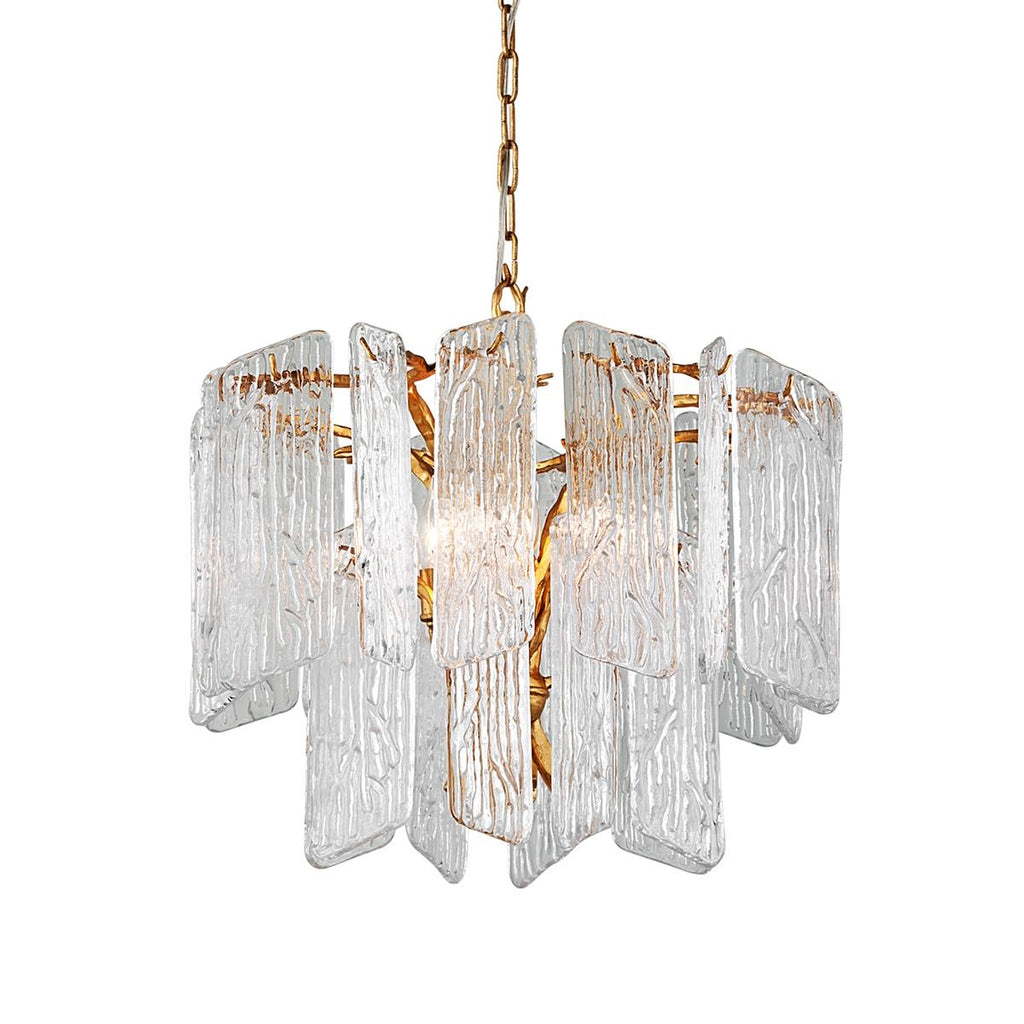 Corbett Lighting Piemonte Gold Leaf 24.25W x 24.25L x 22H Chandelier