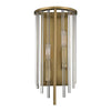 Hudson Valley Lighting Lewis Aged Brass 7W X 7L X 15H Wall Sconce