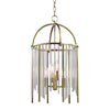 Hudson Valley Lighting Lewis Aged Brass 13W X 13L X 23.5H Pendant