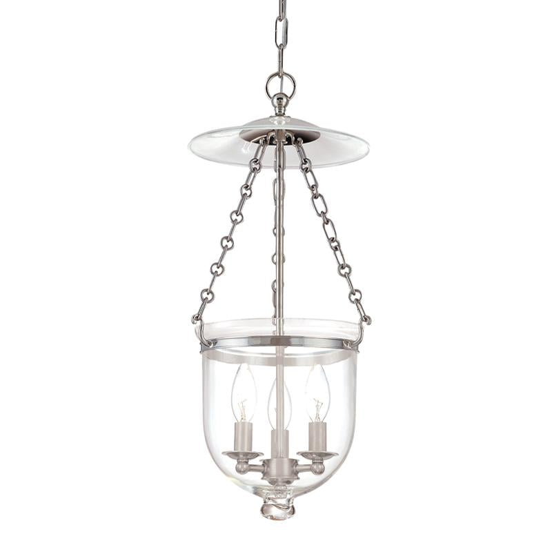 Hudson Valley Lighting Hampton Polished Nickel 10.25W x 10.25L x 20.75H Pendant