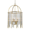 Hudson Valley Lighting Lewis Aged Brass 20.75W X 20.75L X 34.75H Chandelier