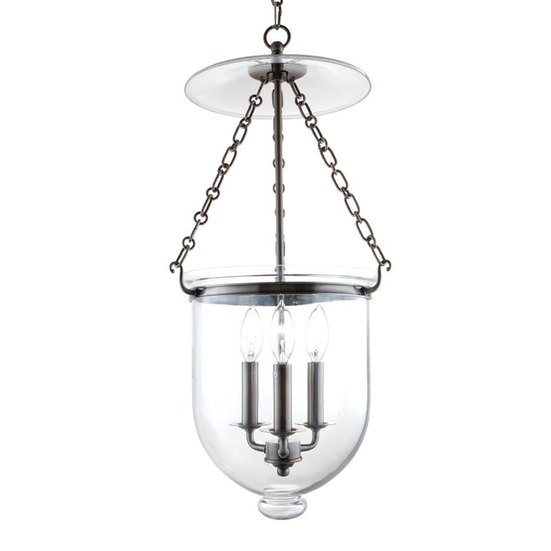 Hudson Valley Lighting Hampton Historic Nickel 12W x 12L x 25H Pendant