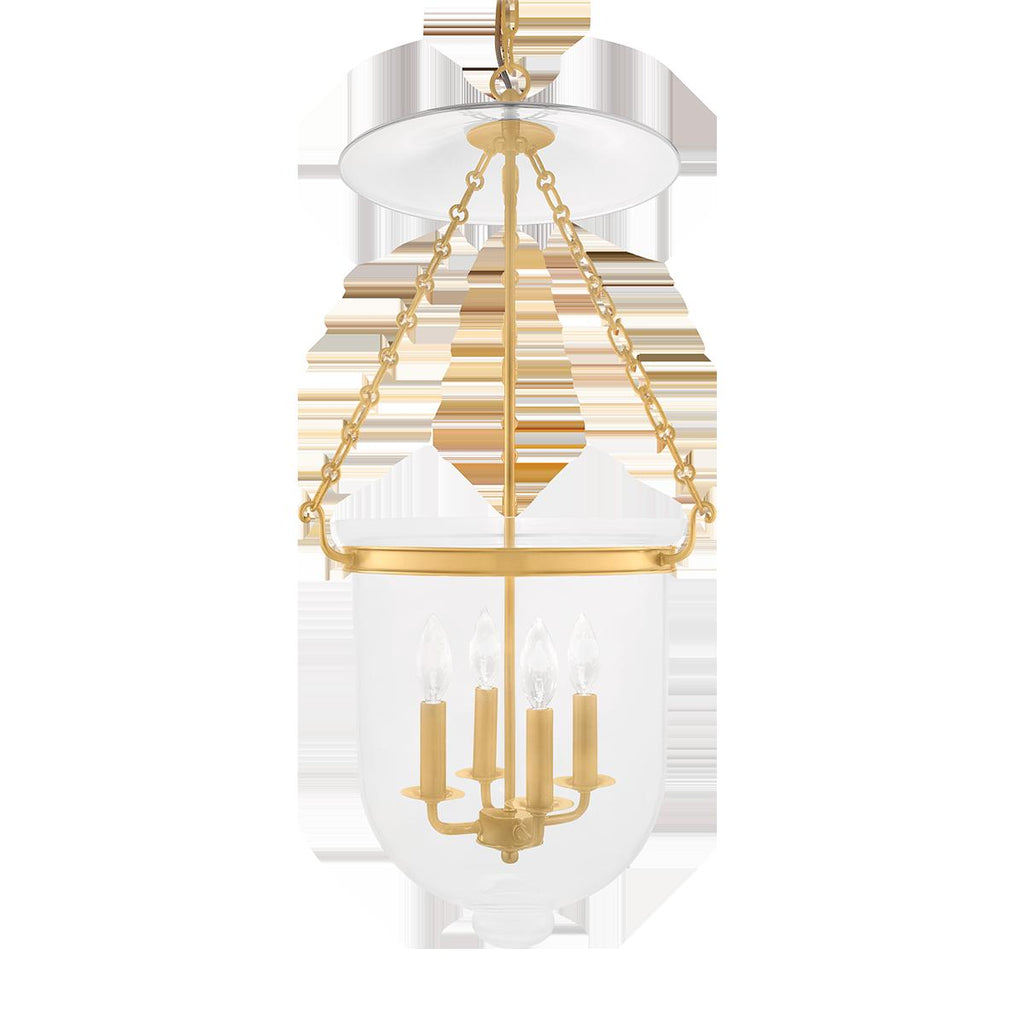 Hudson Valley Lighting Hampton Aged Brass 14.5W x 14.5L x 30.75H Pendant