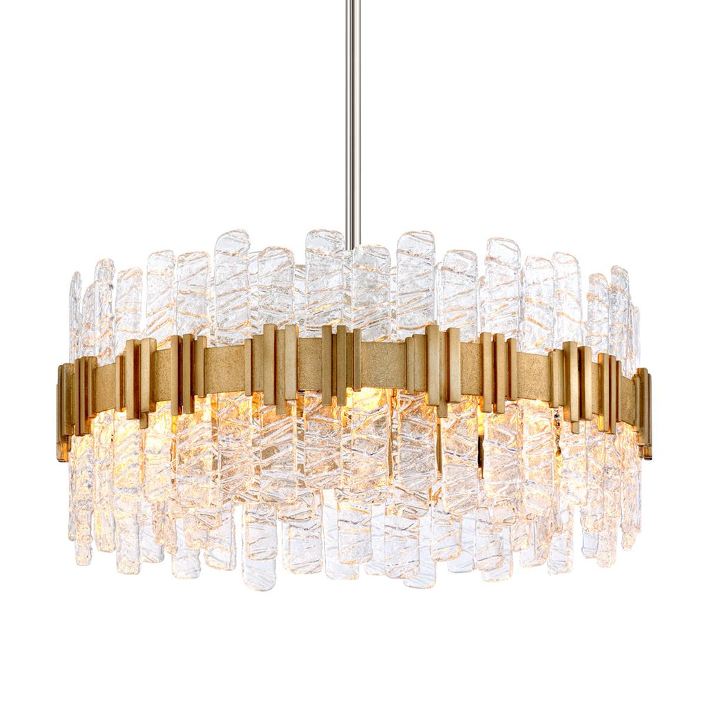 Corbett Lighting Ciro WARM SILVER LEAF 27.25W x 27.25L x 12H Chandelier