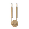 Hudson Valley Lighting Gideon Aged Brass 4.75W X 4.75L X 15.75H Wall Sconce