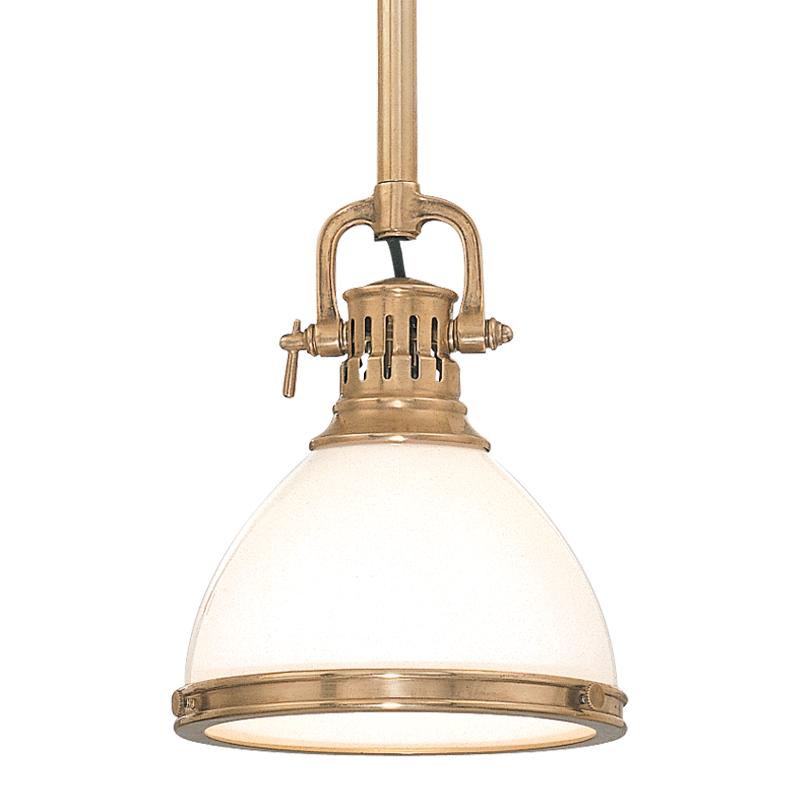 Hudson Valley Lighting Randolph Aged Brass 10W x 10L x 15H Pendant