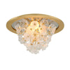 Corbett Lighting Jasmine Gold Leaf 21.75W X 21.75L X 12.25H Flush Mount