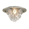 Corbett Lighting Jasmine Silver Leaf 21.75W X 21.75L X 12.25H Flush Mount