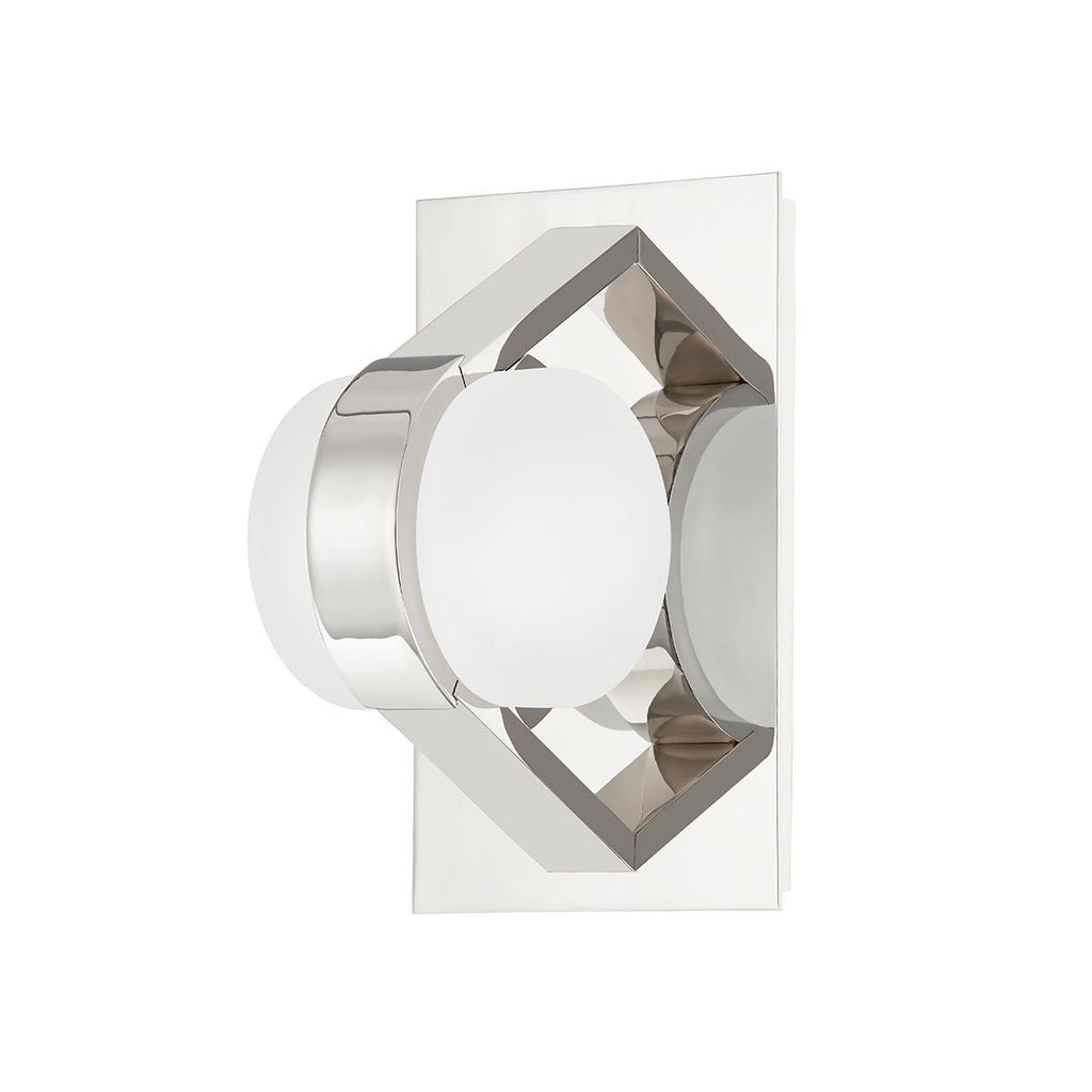 Hudson Valley Lighting Orbit Polished Nickel 4.75W x 4.75L x 8H Wall Sconce