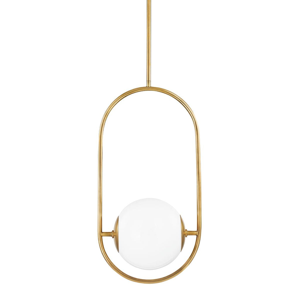 Corbett Lighting Everley VINTAGE BRASS 13.75W x 10L x 29H Pendant