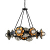 Corbett Lighting Magic Garden Black Graphite Bronze Leaf 33.75W X 33.75L X 27H Chandelier