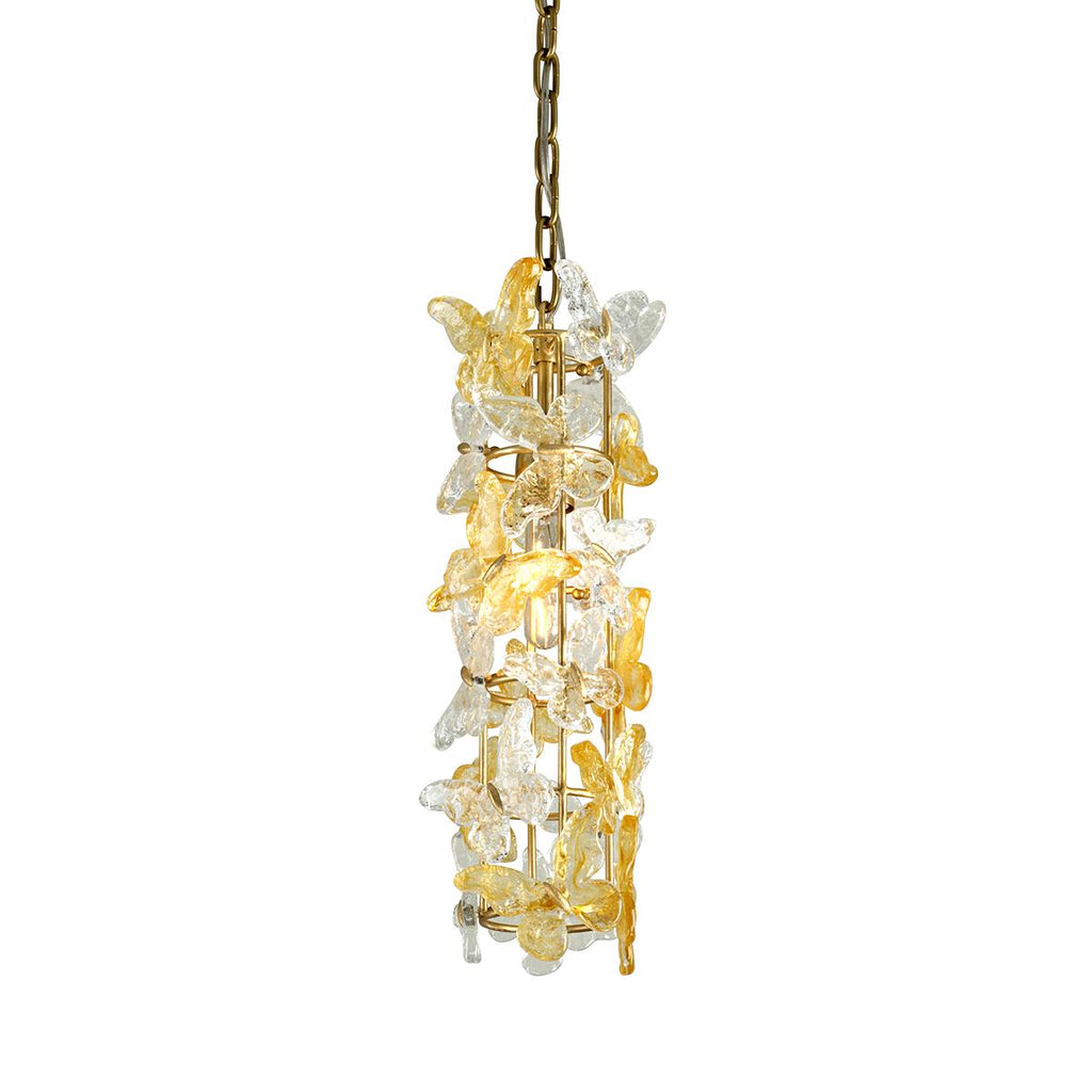 Corbett Lighting Milan Gold Leaf 5W x 5L x 21H Pendant