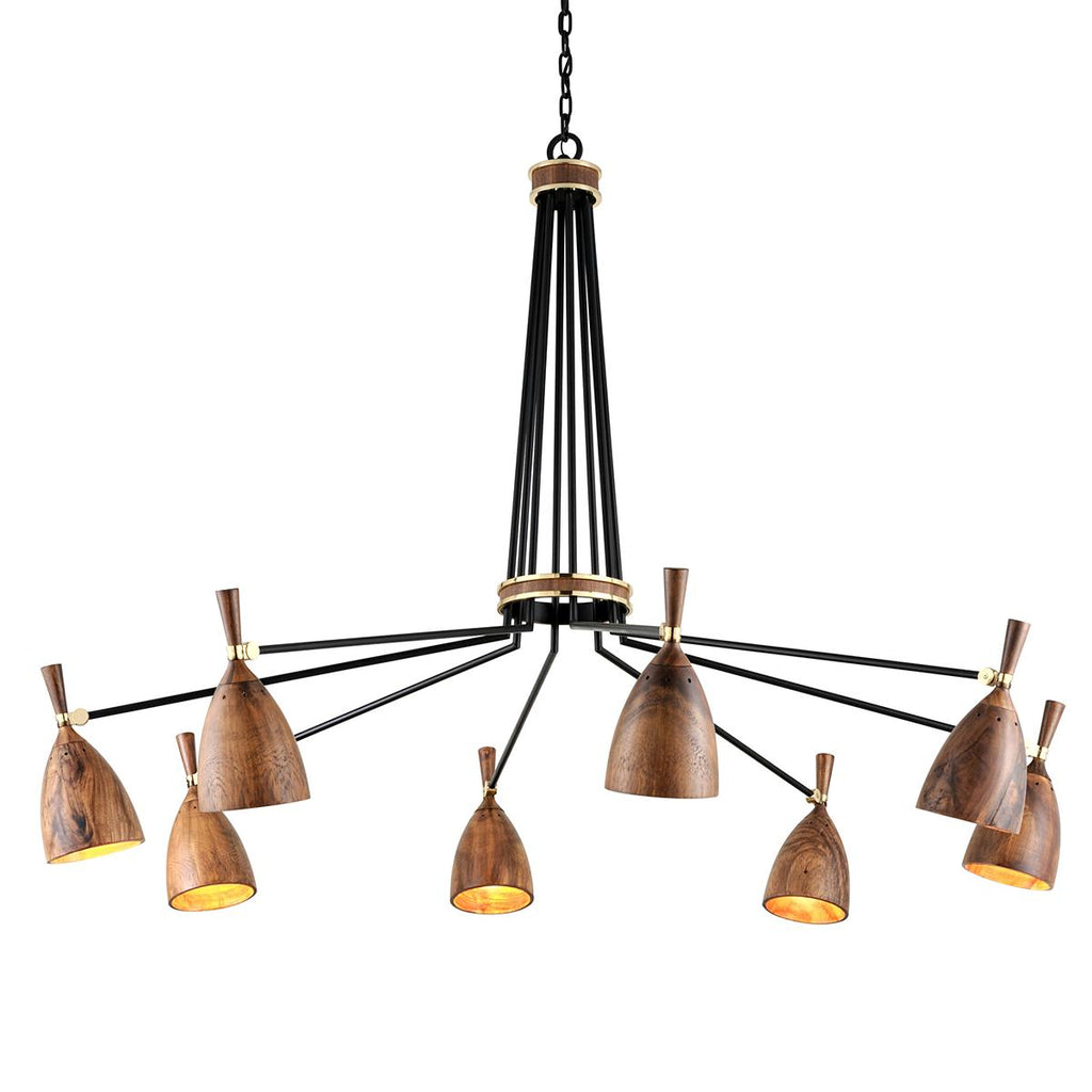 Corbett Lighting Utopia SOFT BLACK 63.75W x 63.75L x 47.75H Chandelier