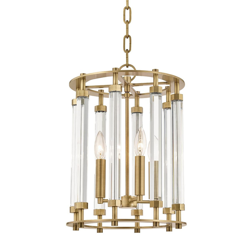 Hudson Valley Lighting Haddon Aged Brass 12W x 12L x 17.25H Pendant