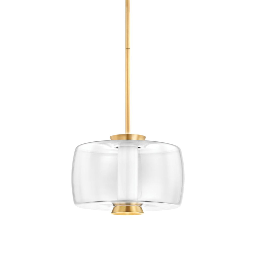 Hudson Valley Lighting BEAU Aged Brass 15W x 15L x 10H Pendant