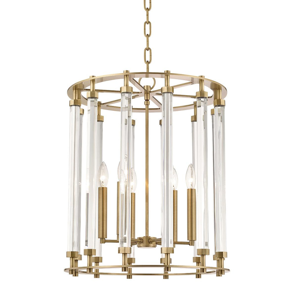 Hudson Valley Lighting Haddon Aged Brass 18W x 18L x 23H Pendant