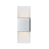 Hudson Valley Lighting Aurora Polished Chrome 4.5W X 4.5L X 13.5H Wall Sconce