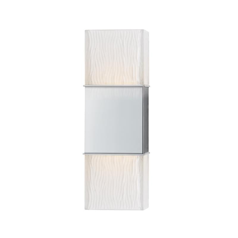 Hudson Valley Lighting Aurora Polished Chrome 4.5W x 4.5L x 13.5H Wall Sconce