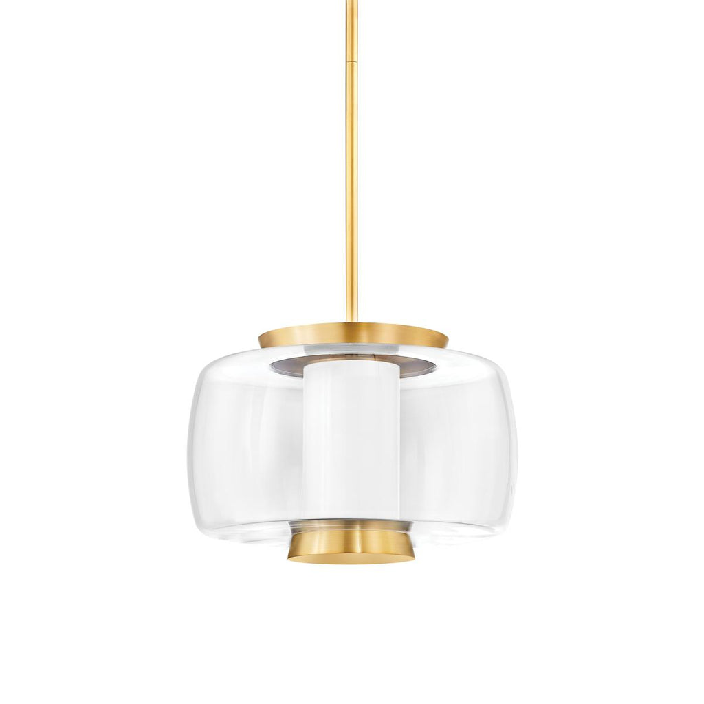 Hudson Valley Lighting BEAU Aged Brass 20W x 20L x 13.75H Pendant