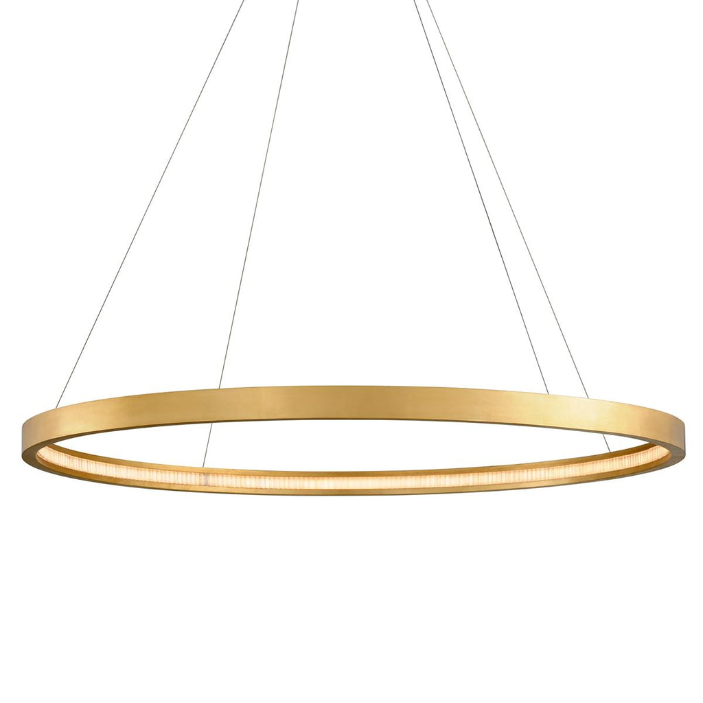 Corbett Lighting Jasmine Gold Leaf 56W x 56L x 2.5H Chandelier