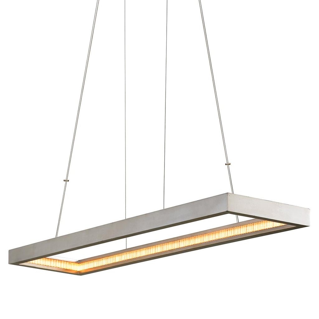 Corbett Lighting Jasmine SILVER LEAF 14W x 60L x 2.5H Pendant