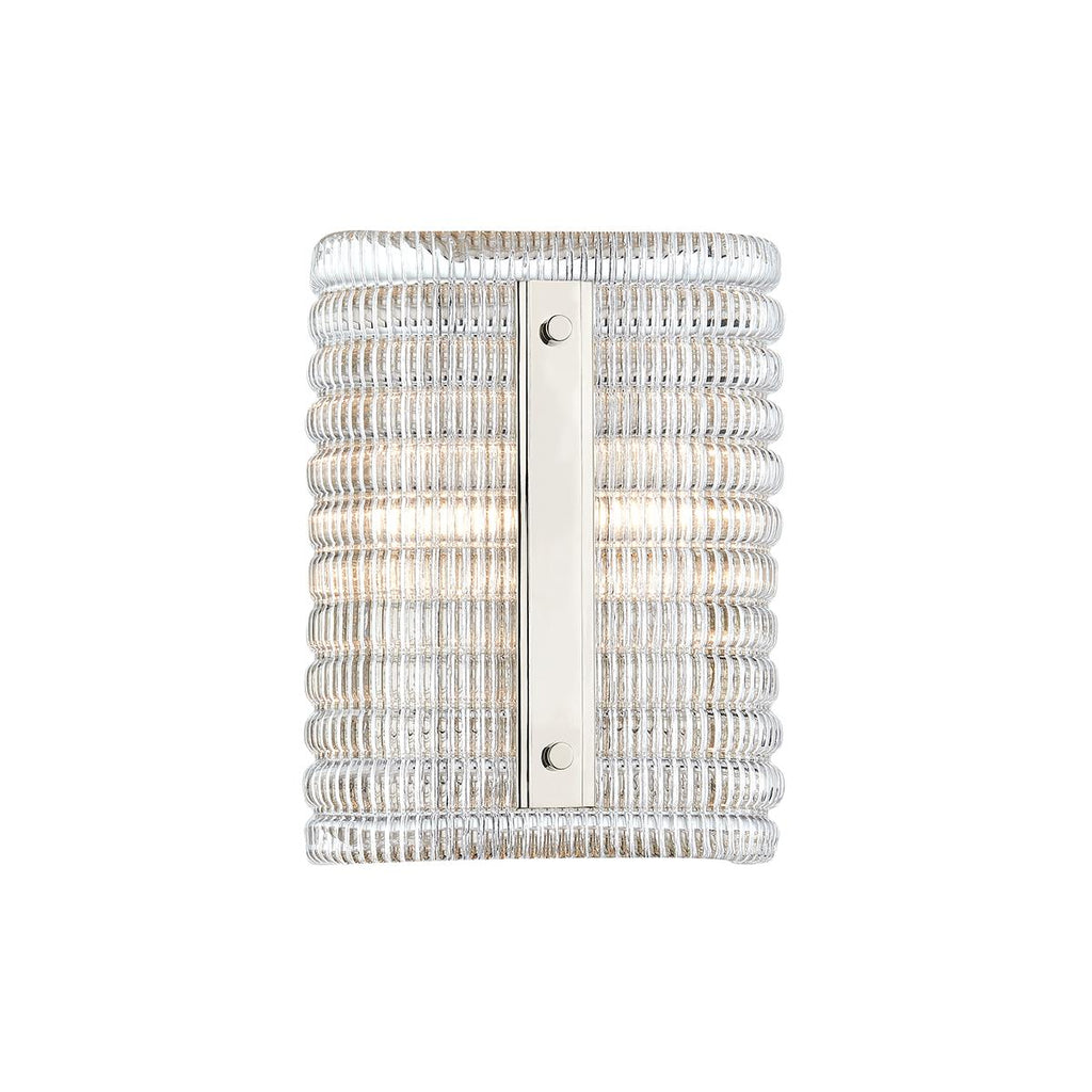 Hudson Valley Lighting Athens Polished Nickel 8W x 8L x 9.5H Wall Sconce