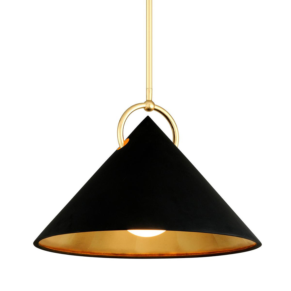 Corbett Lighting Charm Gold Leaf 23W x 23L x 16.5H Pendant