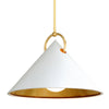 Corbett Lighting Charm Gold Leaf/White 38W X 38L X 26.5H Chandelier