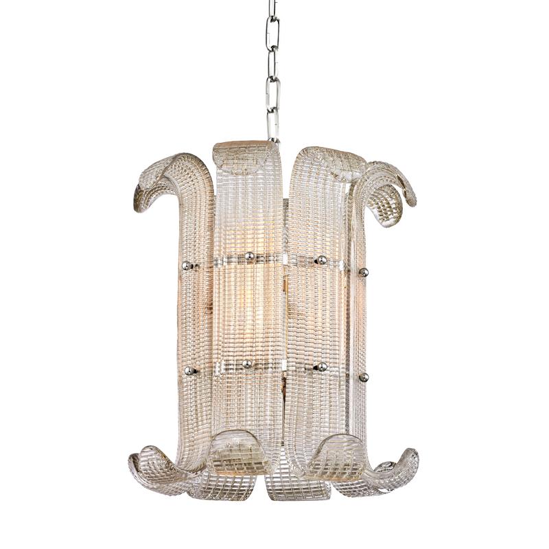 Hudson Valley Lighting Brasher Polished Nickel 14.5W x 14.5L x 15.75H Pendant