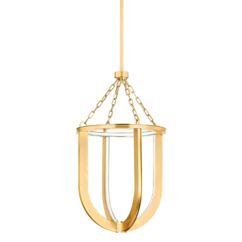 Hudson Valley Lighting TOURNU Aged Brass 16.25W x 16.25L x 28.75H Pendant