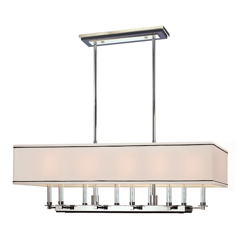 Hudson Valley Lighting Collins Polished Nickel 19.5W x 38L x 13.25H Pendant