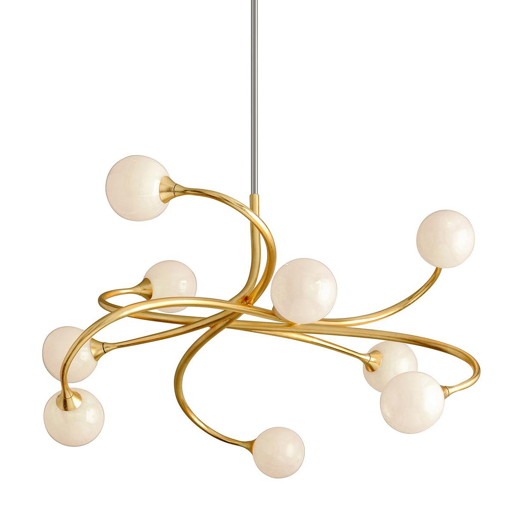 Corbett Lighting Signature Gold Leaf 44.5W x 44.5L x 22H Chandelier