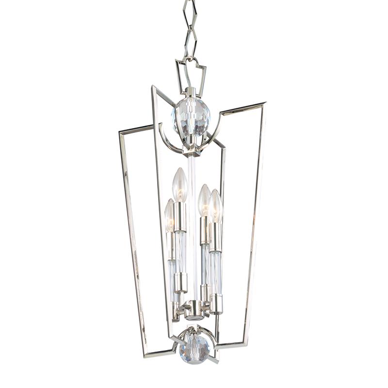 Hudson Valley Lighting Waterloo Polished Nickel 13W x 13L x 25.75H Pendant