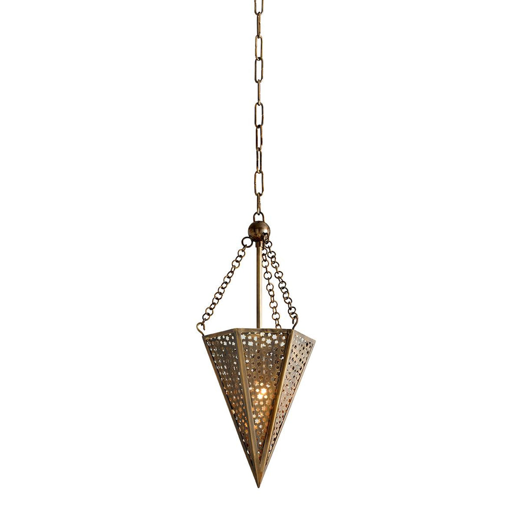 Corbett Lighting Star Of The East OLD WORLD BRASS 10W x 10L x 25H Pendant