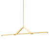 Hudson Valley Lighting Jonas Aged Brass 5.5W X 60L X 10.5H Pendant