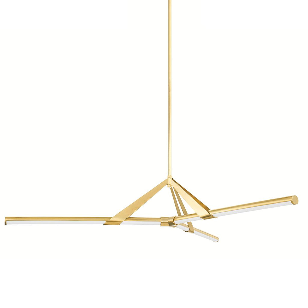 Hudson Valley Lighting Jonas Aged Brass 62.25W x 62.25L x 10.25H Chandelier