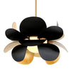 Corbett Lighting Ginger Gold Leaf/Black 34W X 34L X 22.25H Chandelier